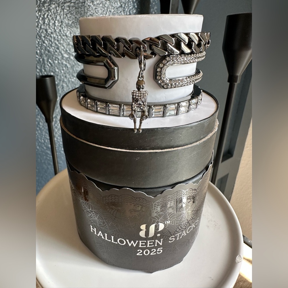 Bomb Party Halloween Stack 2025 'From Crypts With Class' Skeleton On Hematite✨🖤